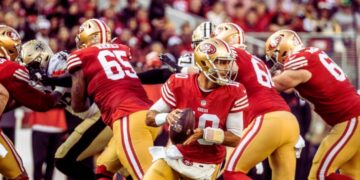 The San Francisco 49ers review NFL rules before preseason opener